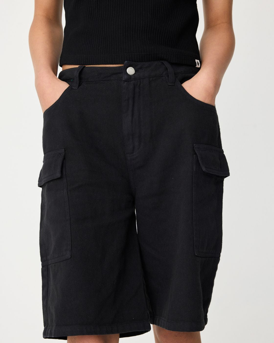 Low-Rise Cargo Shorts